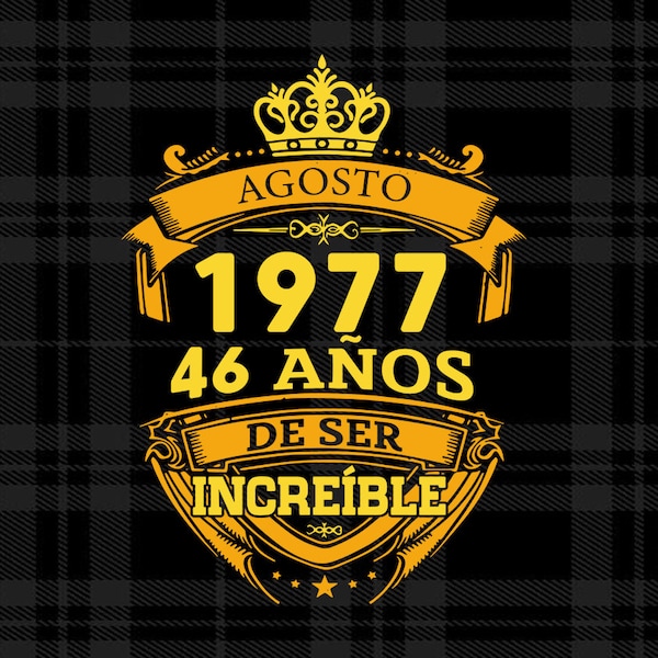 AGOSTO 1977 46 Años De der INCREÍBLE Svg