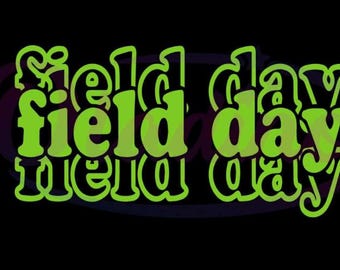 Retro Field Day Last Day Of School Svg, Retro End of School Svg Files For Cricut, School Svg,  Field Day 2024 Svg