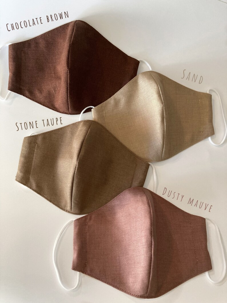 Neutral Face Mask/skin Tone Face Mask/french General Etsy