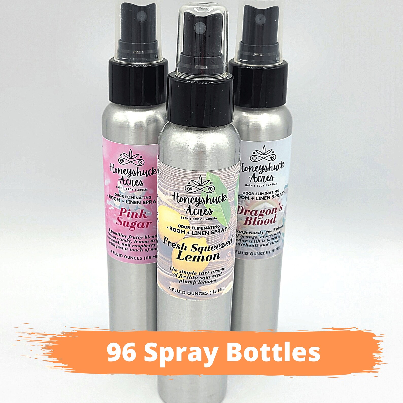 96 x Room Linen Spray Bottles Choice Of Scents 4 fl oz Etsy