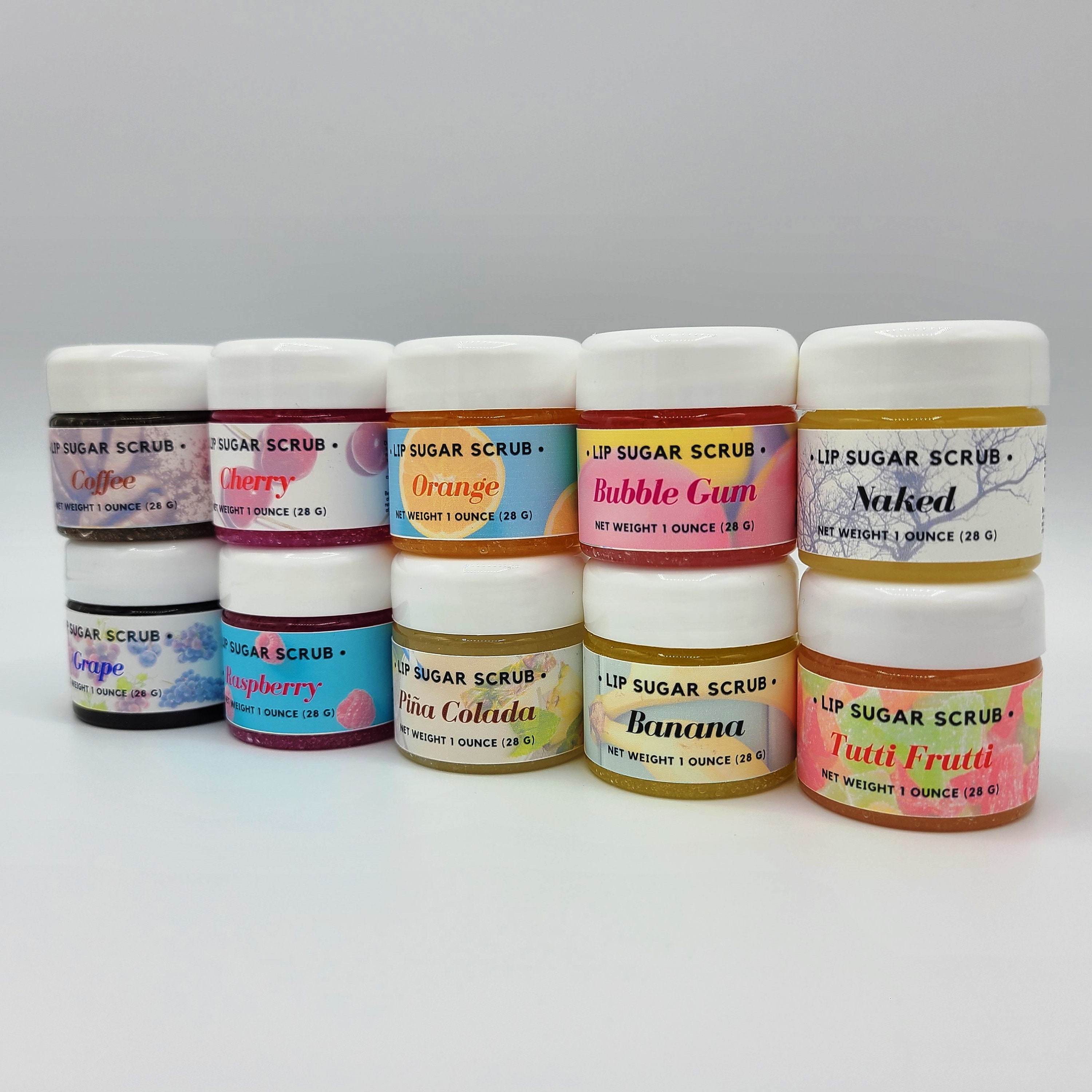 48 x Lip Sugar Scrub Jars 1 oz 28 g Choice Of Flavors Etsy