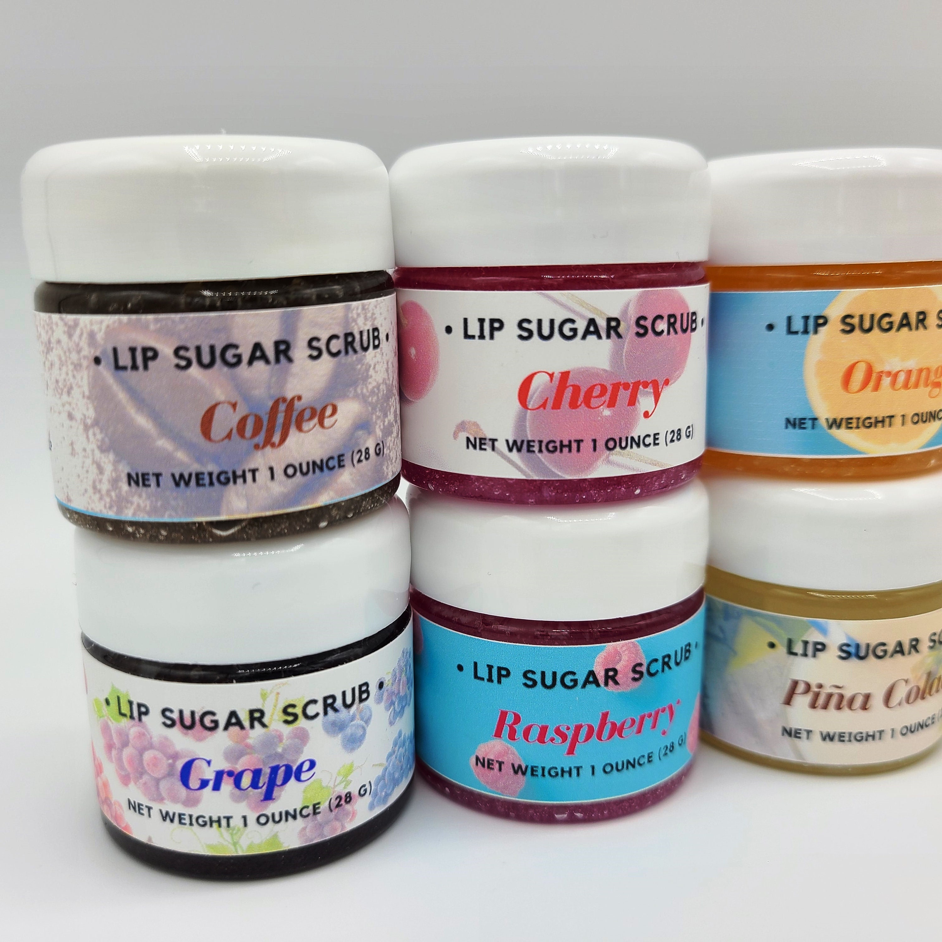 48 x Lip Sugar Scrub Jars 1 oz 28 g Choice Of Flavors Etsy