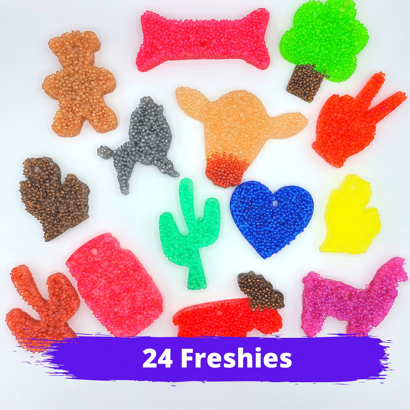 24 x Freshie Air Fresheners in Bulk Choice Of Scents and Etsy
