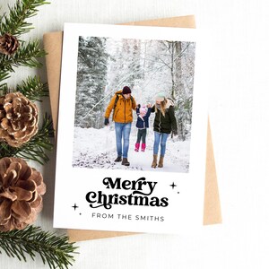 Biglietti di Natale con foto personalizzati, biglietti di Natale per famiglie con foto