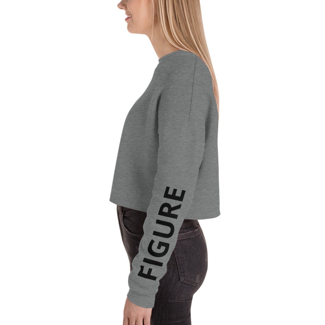 Figure Competitor Crop Sweatshirt Women's Bodybuilding Etsy
