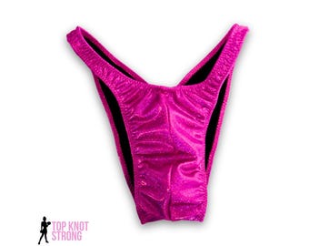 Malibu Pink Men's Bodybuilding Posing Trunks