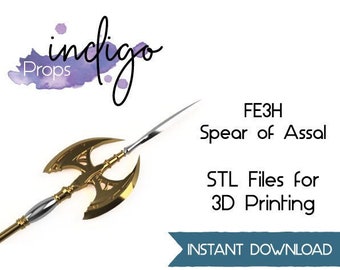 Spear of Assal - FE3H - IndigoProps (3D Print Files)