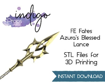 Azura's Blessed Lance - FE Fates - IndigoProps (3D Print Files)