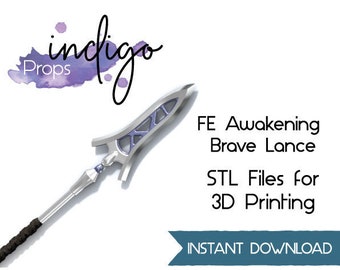 Brave Lance - FE Awakening - IndigoProps (3D Print Files)