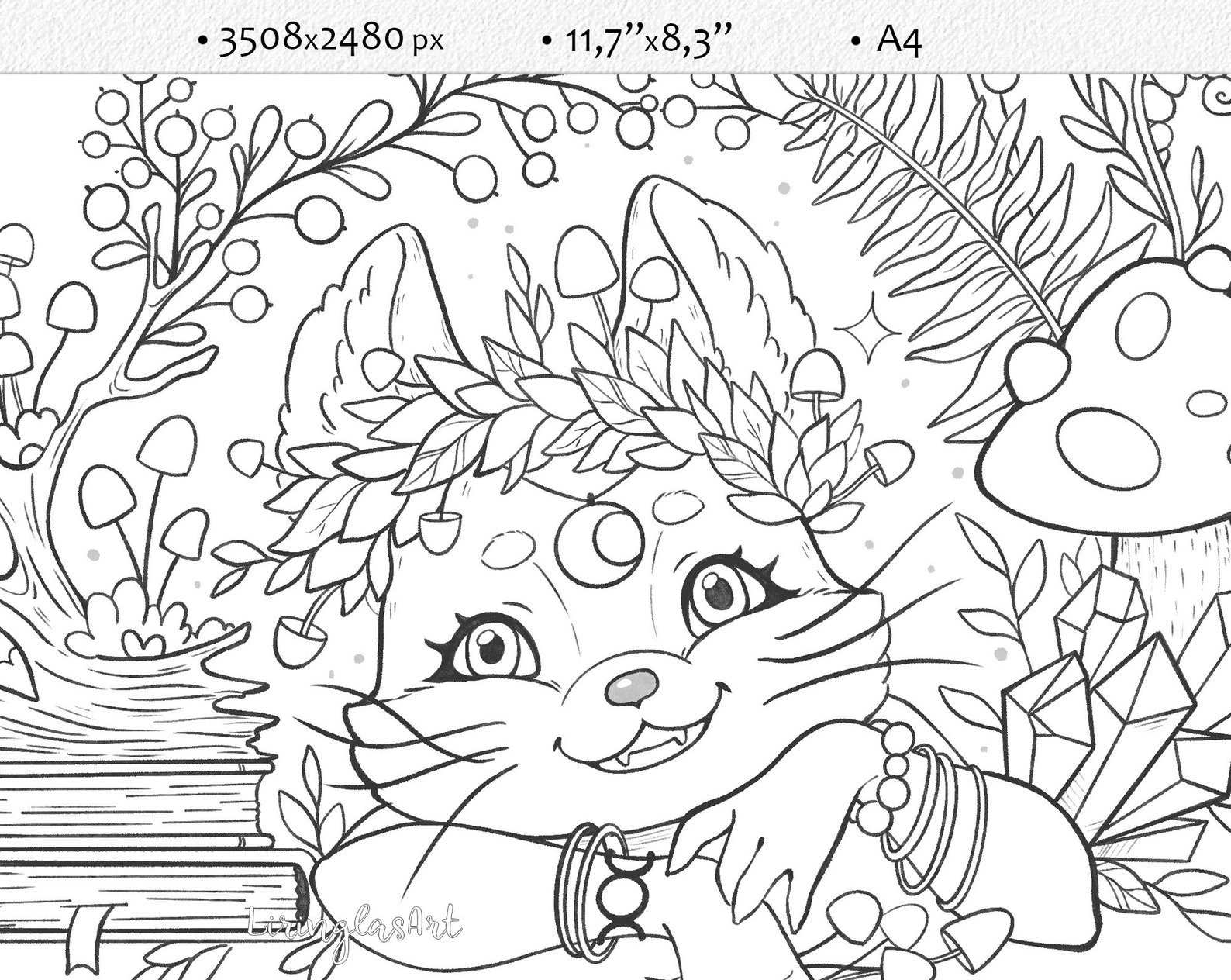 Livre des Renards Coloriage numérique imprimable 12 pages | Etsy