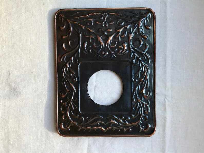 Vintage Copper Decorative wall Single Pack Switch Cover