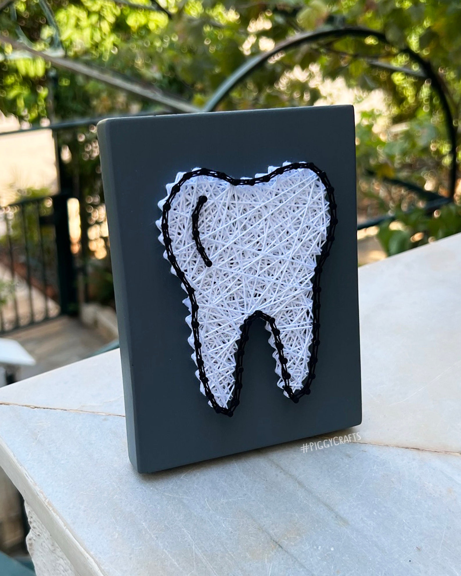 Tooth String Art Dental Office Decor Dentist Gift Doctor - Etsy