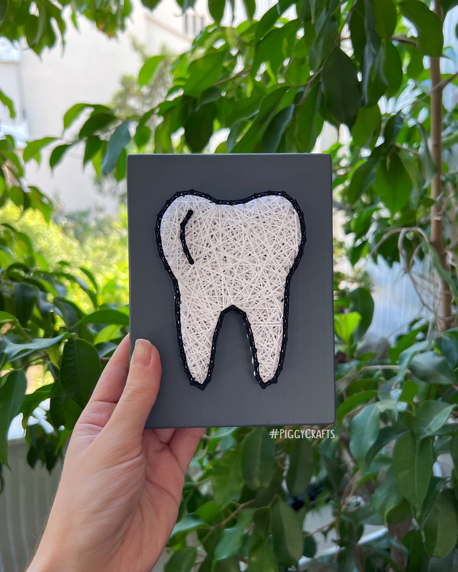 Tooth String Art Dental Office Decor Dentist Gift Doctor - Etsy