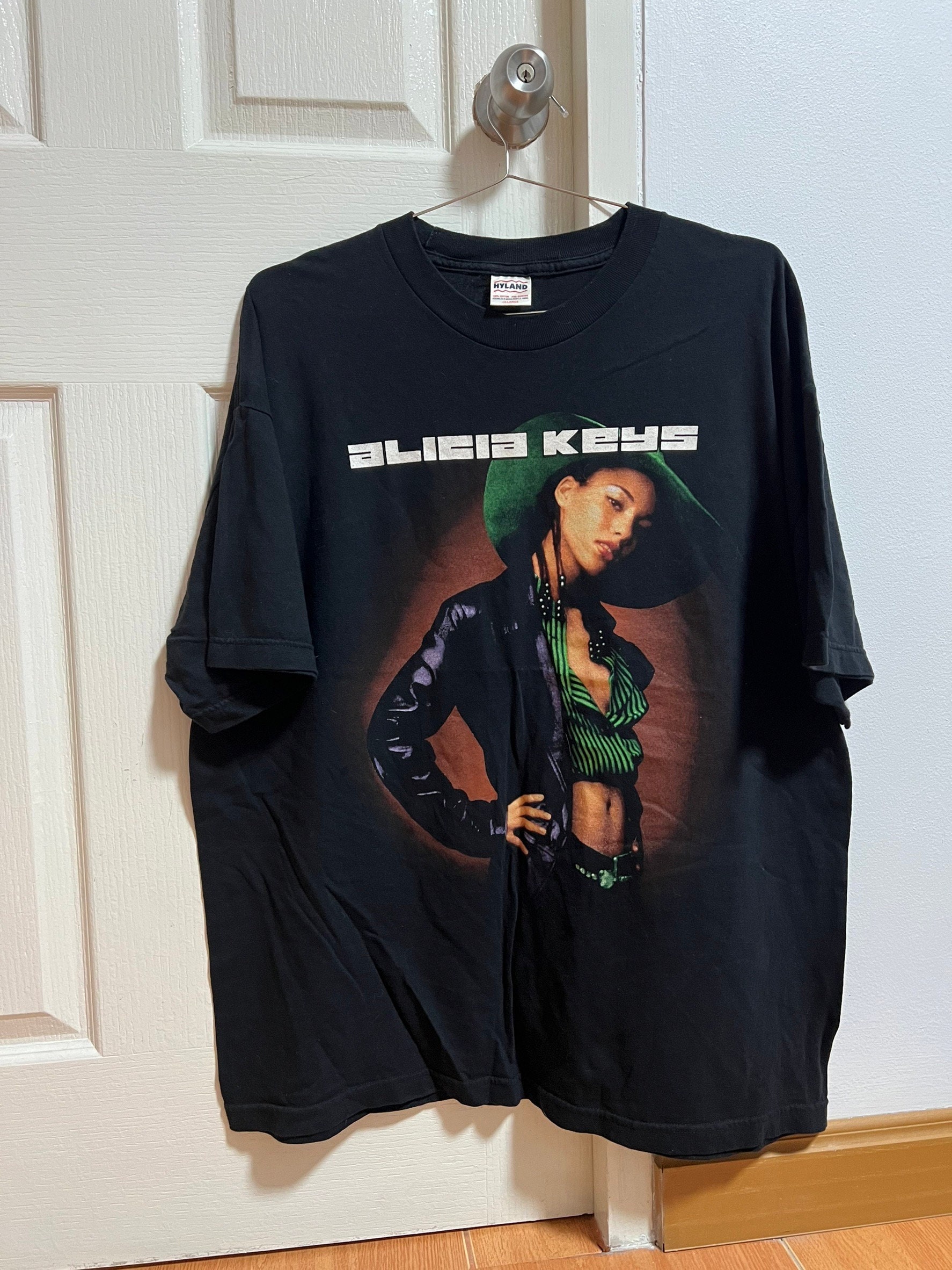 レア】最終お値下げAlicia KeysヴィンテージTシャツロンTラップT