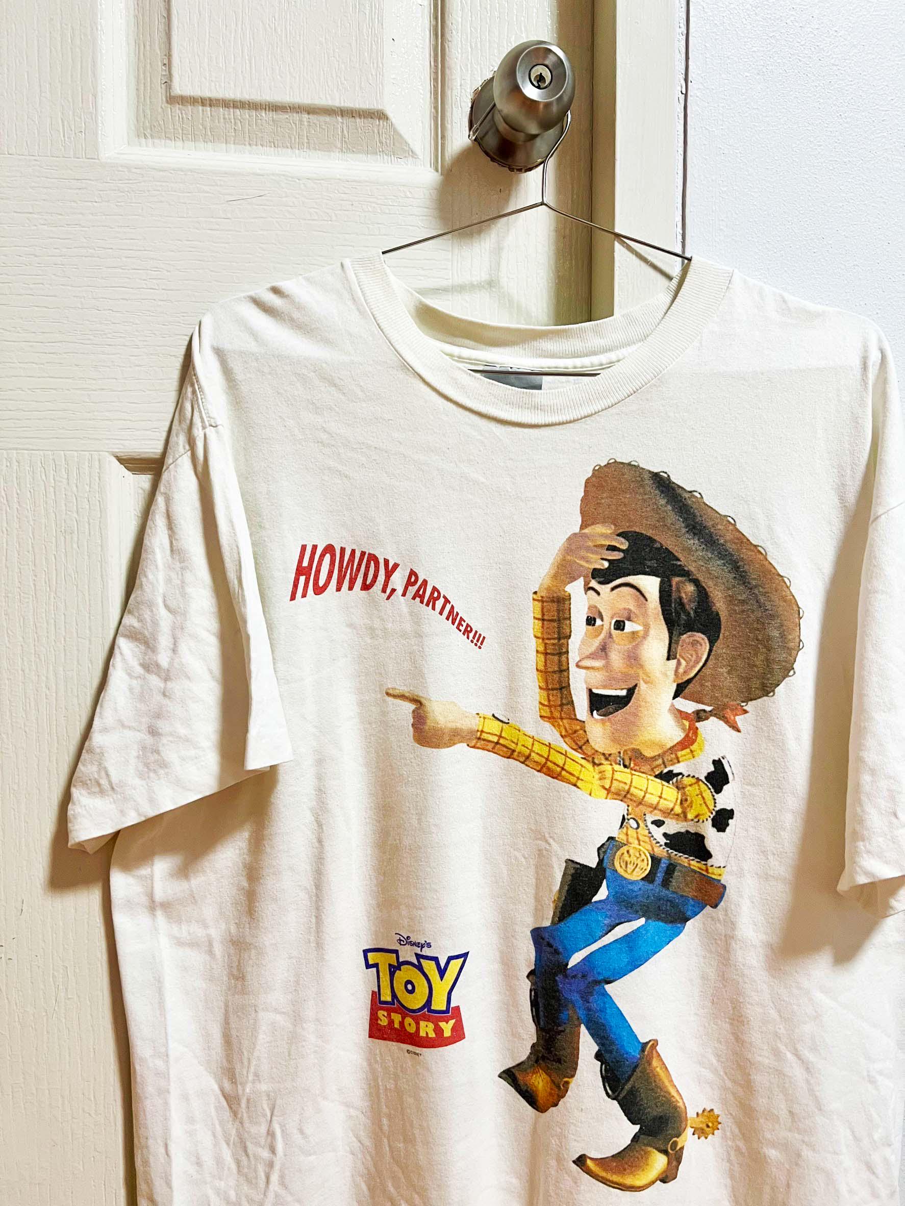 ★Urbandtype.★ Toy Story Caboom Graphic T-Shirt Dirty White Disney Pixar Toy Story Duke Caboom Greatest Stuntman T-shirt