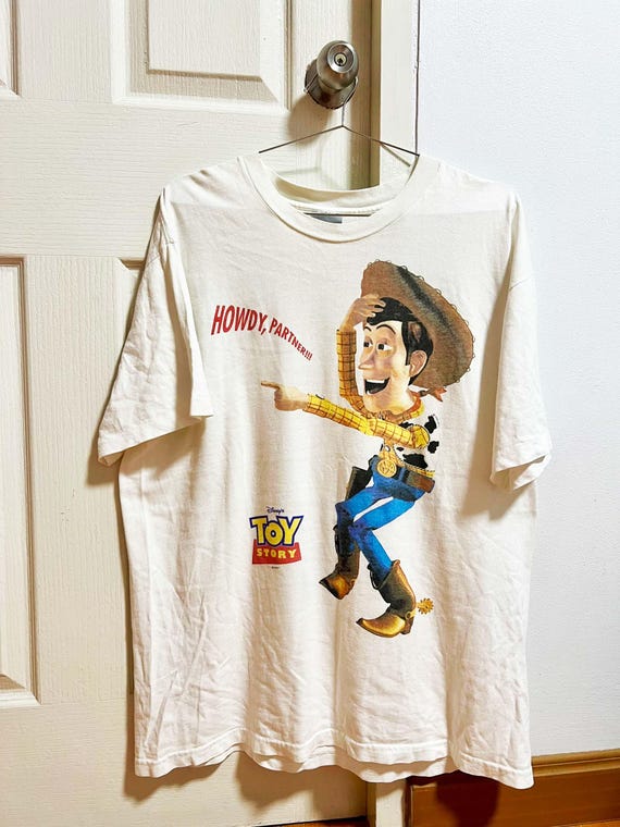 Vintage Toystory Woody T-shirt Vtg 90s - Etsy Vintage Toystory Woody T-shirt Vtg 90s - Etsy