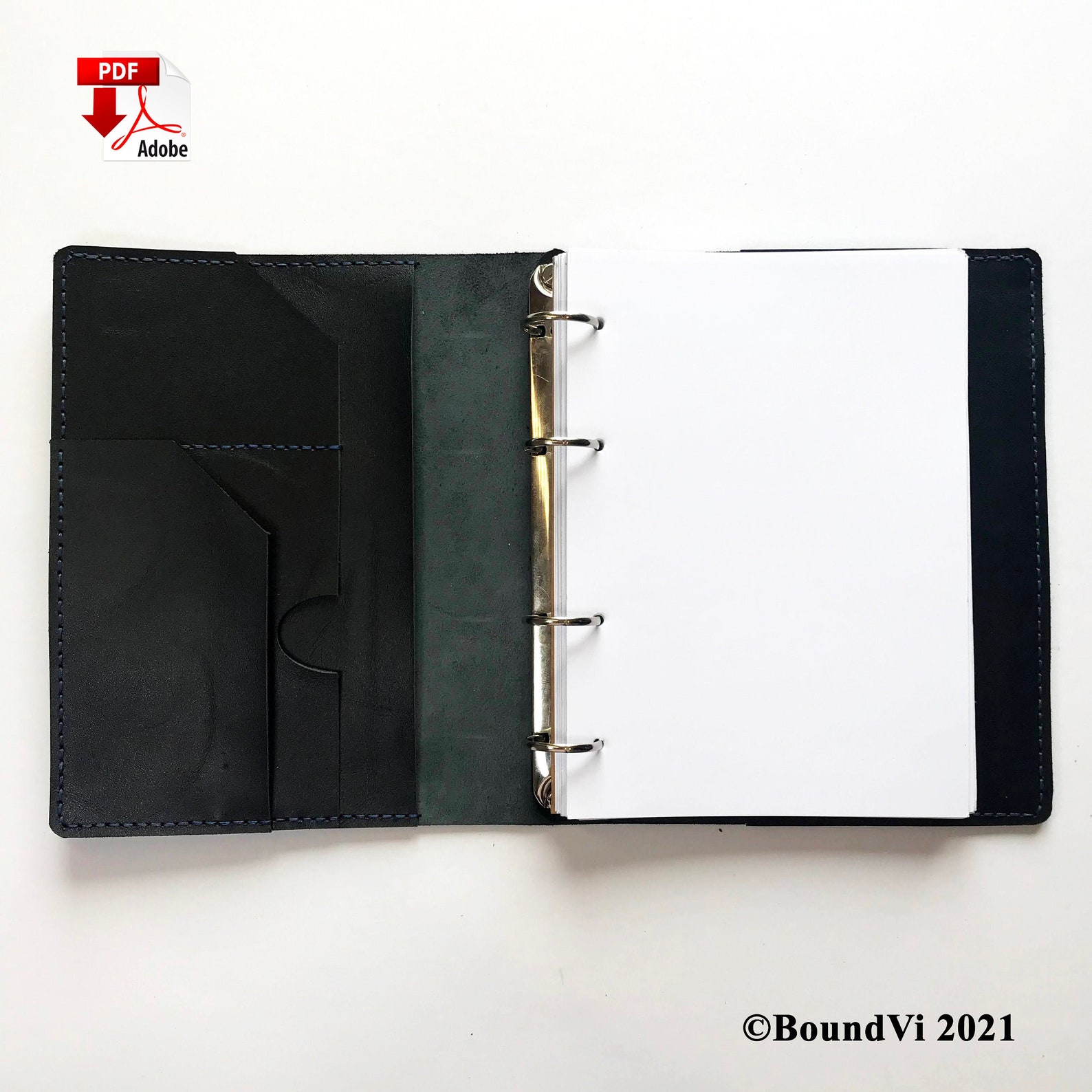 Leather Notebook A5 Pattern PDF Pattern Leather Organizer - Etsy