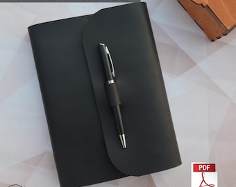 DIY Digital PDF Pattern for Handmade Journal, A5 Leather Notebook Cover Template  Planner, or Travelbook – Leathercraft Sewing Pattern, PDF