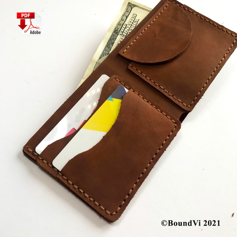 PDF Wallet Leather / Pattern Bifold / Leather Pattern / - Etsy