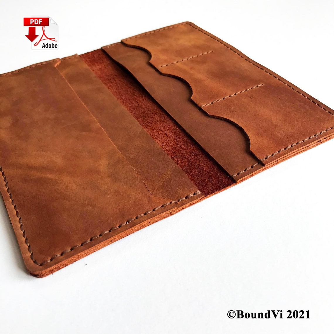 PDF Long Wallet Leather / Leather Pattern / Template Wallet / Long ...