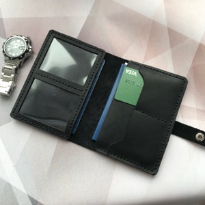 Cartera pasaporte personalizada con RFID. Cartera para pasaporte RFID. Organizador de documentos de viaje. Cartera para pasaporte de aviación. Funda de pasaporte de cuero.