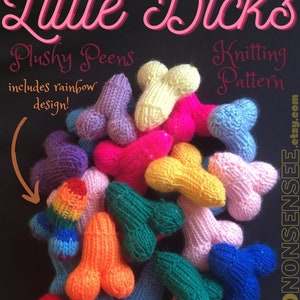 Little Dicks Strickanleitung - Mini Penis einfache Strickanleitung digital download
