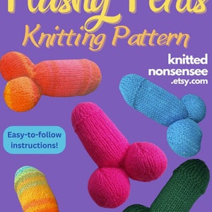 Plushy Penis Strickmuster - einfache Strickanleitung digitaler Download
