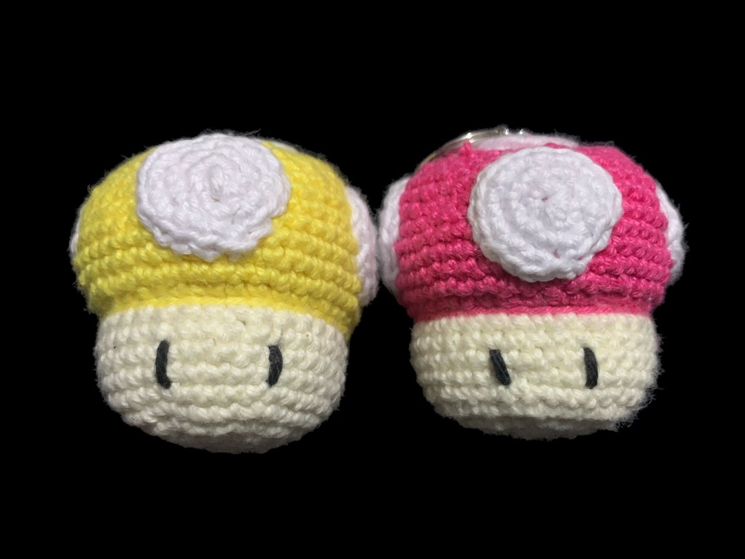 4x Mario Mushroom Bundle - Keychain / Plushie - Multiple Colours! - Etsy