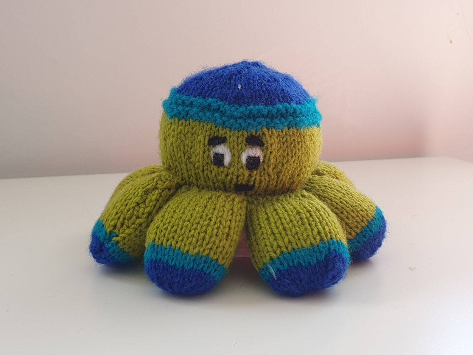 Stuffed Octopus Adorable Knitted Octopus Toy Two Designs Etsy