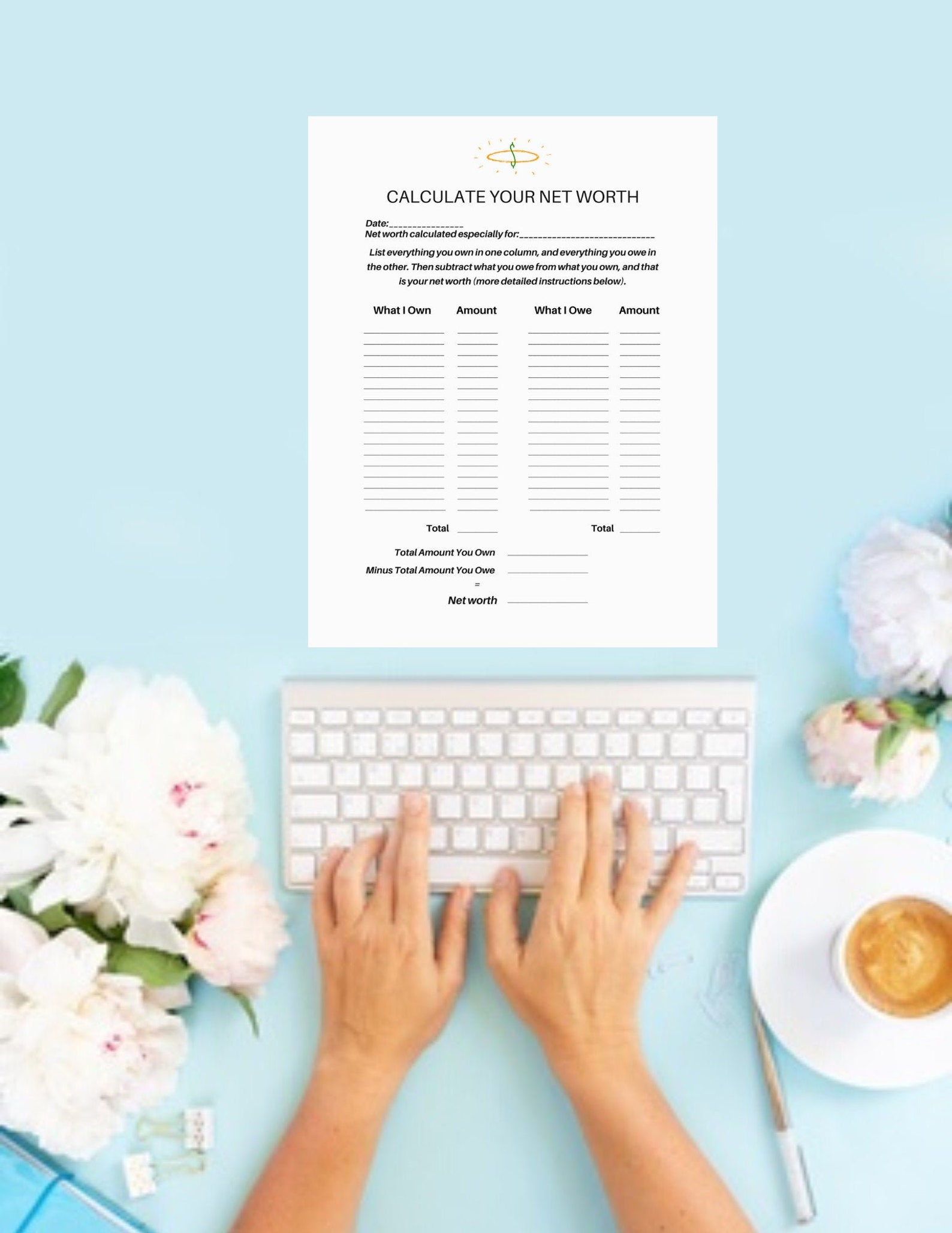 Printable Net Worth Calculator Worksheet, Fillable PDF Net Worth