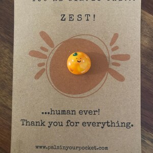 Einfach die beste (die beste) kleine Orange, Freundschaft Dankbarkeit Geschenk- von Herzen handgemachte Briefkasten Geschenke- Trost Kieselsteine- Kumpel in der Tasche