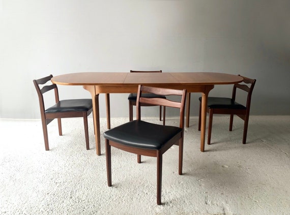 1960s dining sale table and chairs
