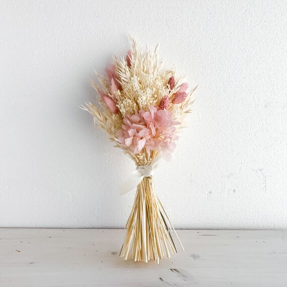 Blush dried flowers bouquet mother's day bouquet Etsy
