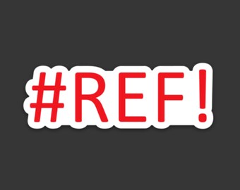 Excel #REF! Sticker