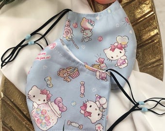 Adult Duckbill Style | Oxford Cotton | Blue sweets