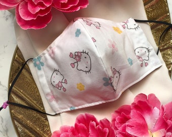 Double Layered Adult Face Mask | Floral | Lightweight Cotton