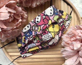 Pink All Star Characters Toy Factory| Oxford Cotton | Adult Face Mask