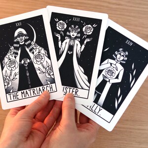 Juego de postales del Tarot - Impresión artística en miniatura - A6