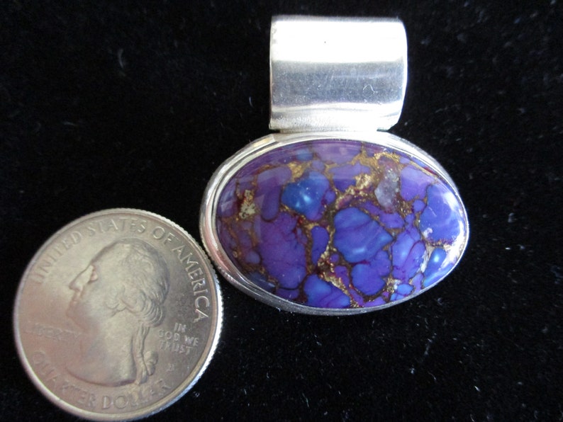 Compressed Nugget Turquoise Pendant