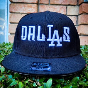 Dallas Texas Hat, LA Hat, 3D Puff Embroidered Hat