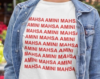 Mahsa Amini T-Shirt, Womens Right Shirt, Sei die Stimme des Iran, Zan Zendgi Azadi, Frauen Leben Freiheit زن زندگی آزادی, امینی