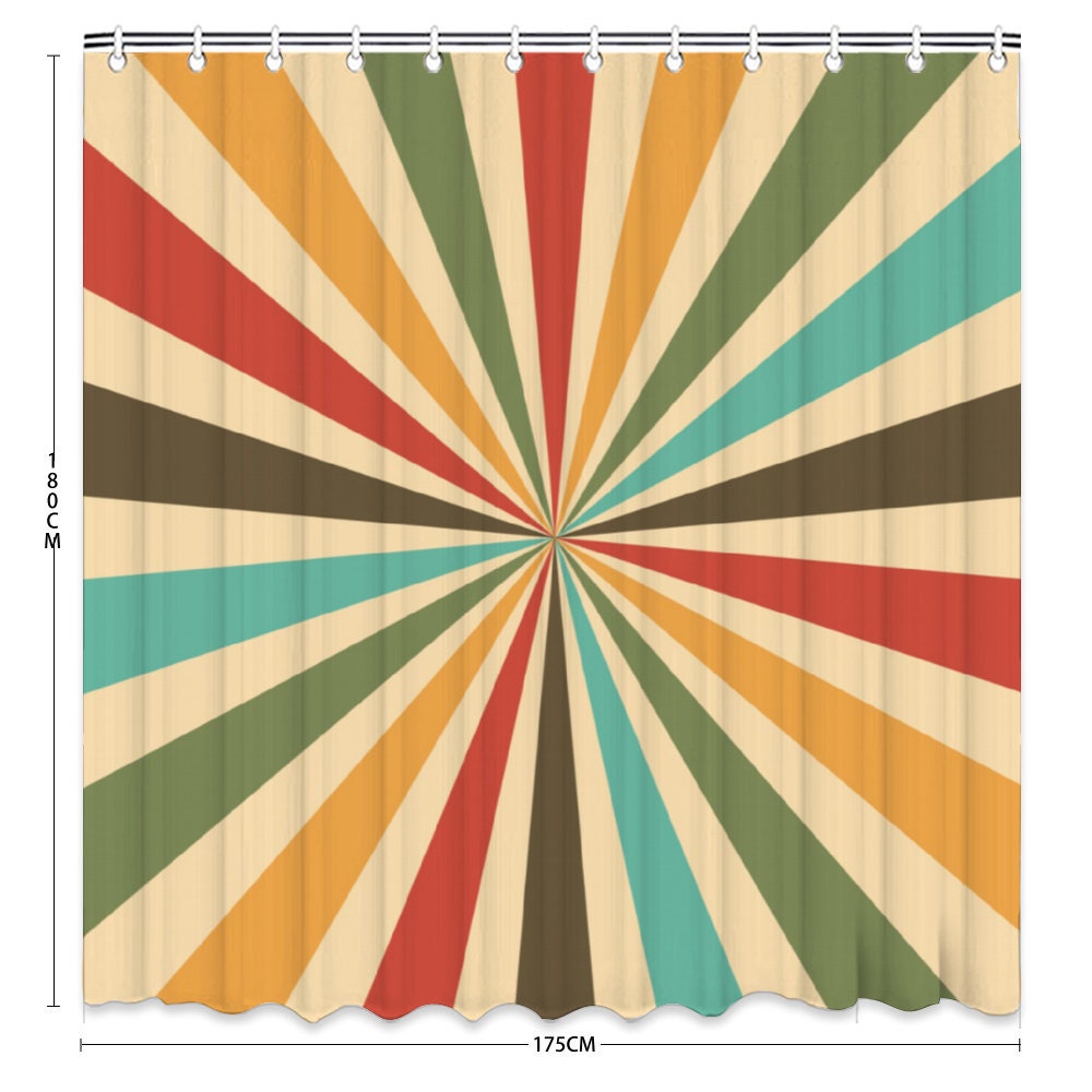 Zirkus Themen Retro Vintage Bad Dusche Vorhang | Etsy