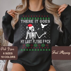 Ugly Christmas Sweater,Rude Christmas Sweatshirt,Ugly Christmas Party Top,Funny Shirt Xmas,Offensive Xmas Gift,Funny Sarcastic Christmas Top