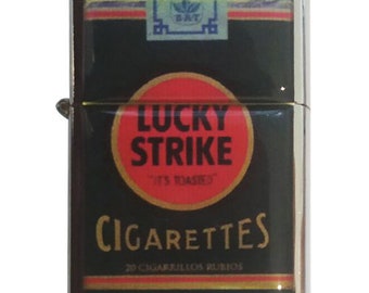 Lucky Strike Lighter Etsy