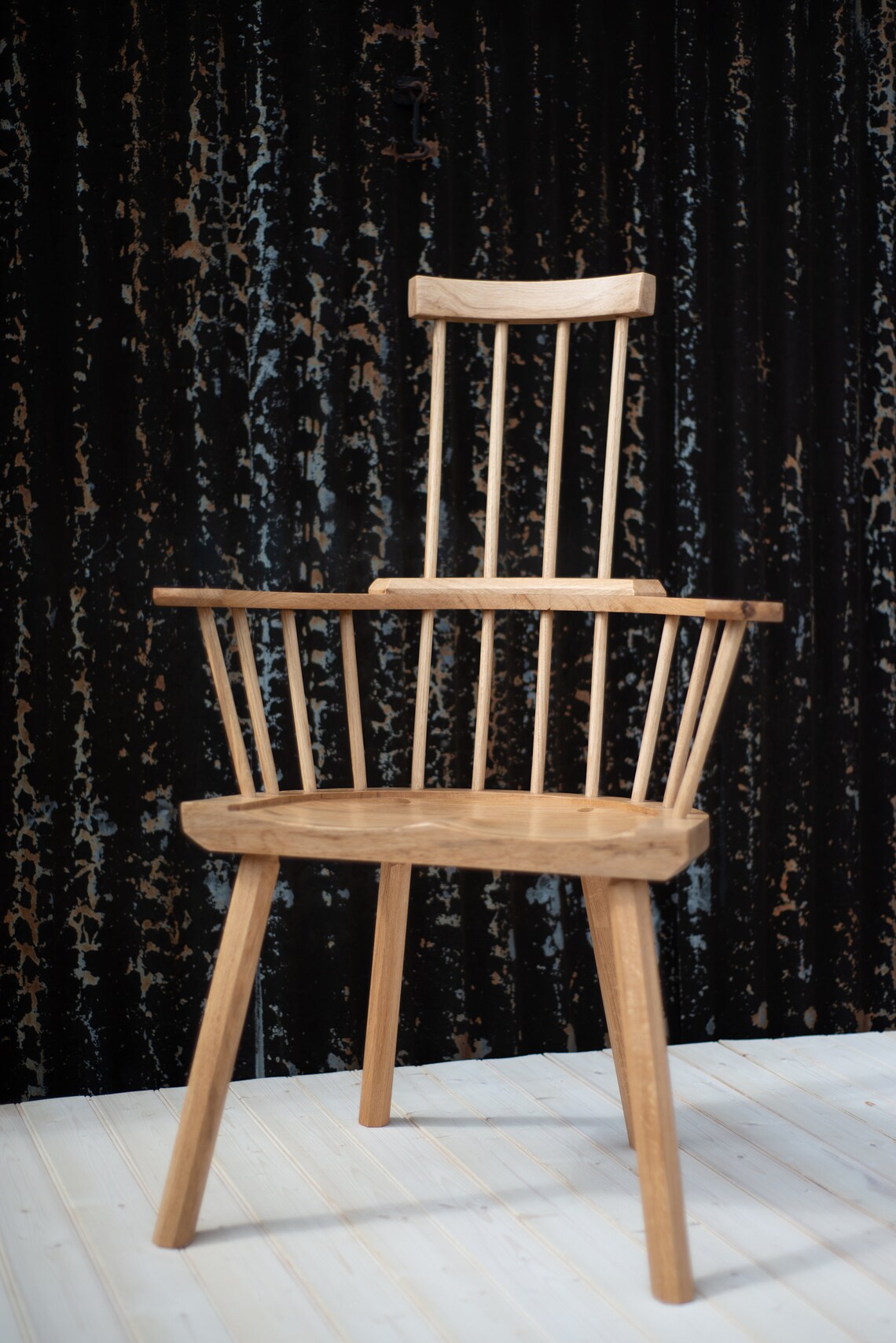 Welsh stick chair hand made wooden armchair Etsy