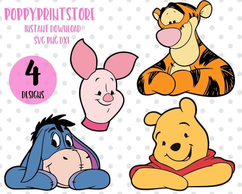 Free Free 184 Baby Winnie The Pooh And Friends Svg SVG PNG EPS DXF File