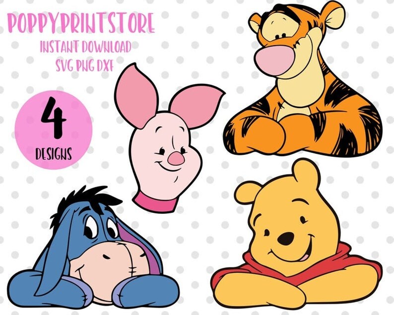 Free Free 184 Baby Winnie The Pooh And Friends Svg SVG PNG EPS DXF File