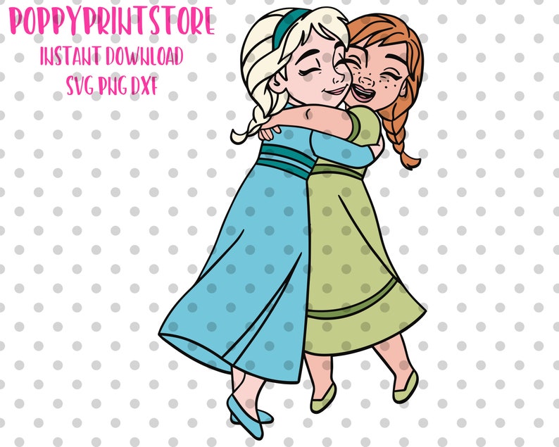 Free Free 147 Elsa Anna Svg SVG PNG EPS DXF File