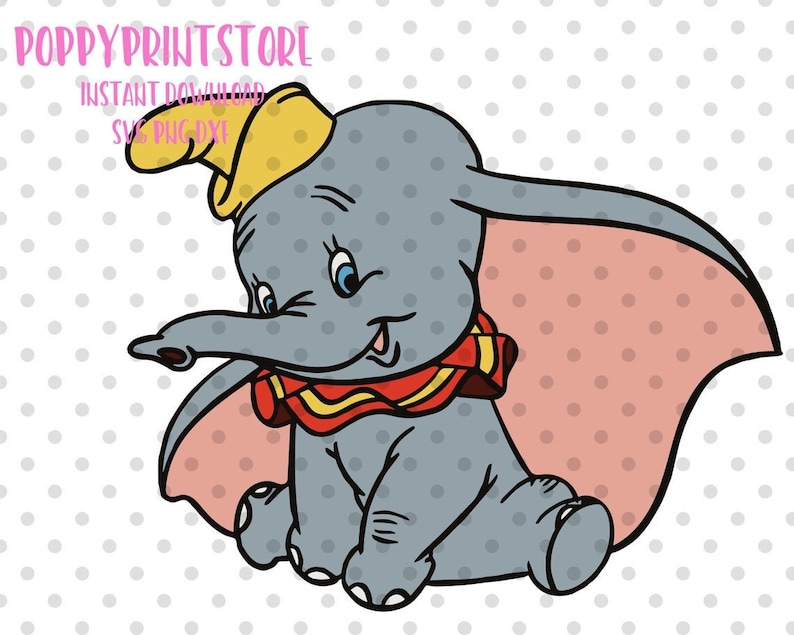 LAYERED Dumbo svg Disney trip svg disney svg disney | Etsy