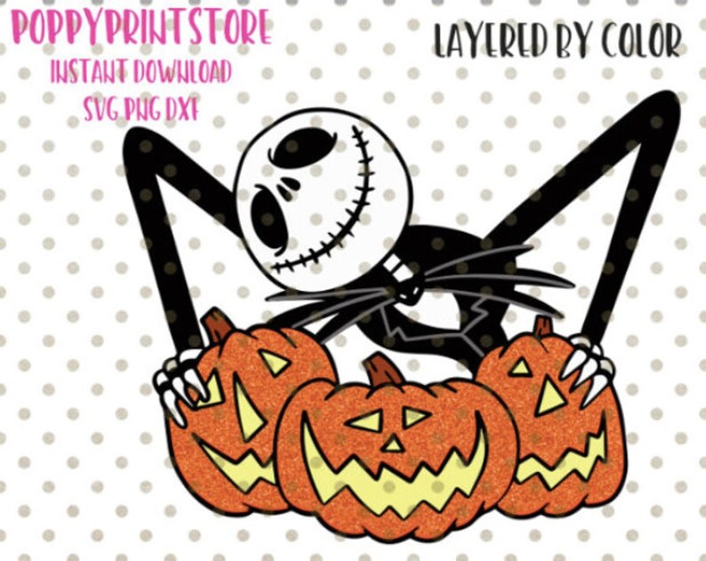 LAYERED Jack svg Lock Shock Barrel svg Jack and Sally SVG ...